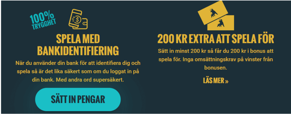 insättning no account casino